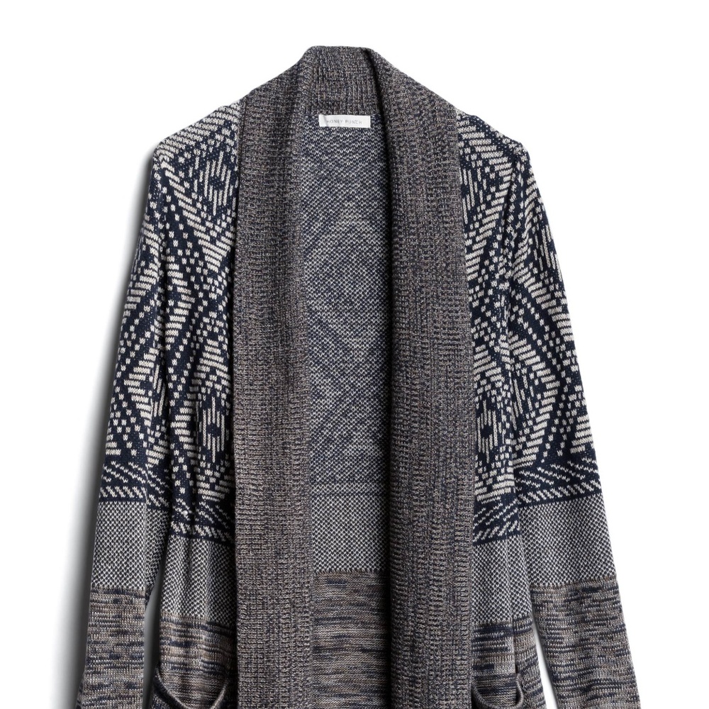 HONEY PUNCH Rivington Boho Graphic Cardigan